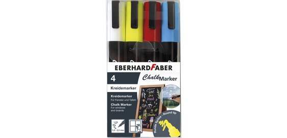 Marqueur craie 1-2 mm, étui de 8, assorti