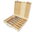 BRÜDER MANNESMANN Jeu d'outils de sculpture bois, 7 pièces