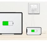 Chargeur secteur USB, 2x USB-C PD, 65 W, blanc