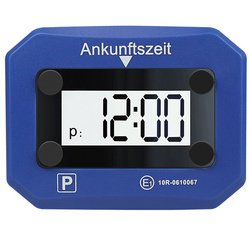 Disque de stationnement électronique, bleu