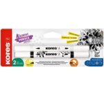 Marqueur acrylique Duo, 2 pointes, noir/blanc