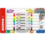 Marqueur acrylique Duo, 2 pointes, noir/blanc