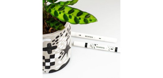 Marqueur acrylique Duo, 2 pointes, étui de 12, assorti