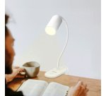 Lampe de lecture à LED avec pince, blanc