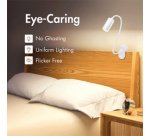 Lampe de lecture à LED avec pince, blanc