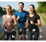 Smartwatch 'Edge', écran LCD tactile 1,83'