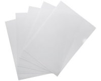 Pochette coin, A4, PP, 0,10 mm, grainé, transparent