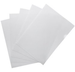 Pochette coin, A4, PP, 0,10 mm, grainé, transparent