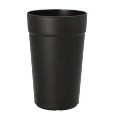 Beker Circulware, herbruikbaar, PP, 0,4 L, zwart