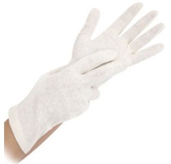 HYGONORM Gant en coton Nature, S, naturel