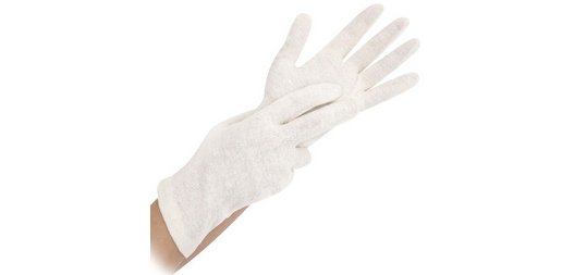 HYGONORM Gant en coton Nature, S, naturel