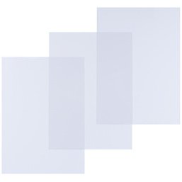 Plat de couverture, A4, PP, 0,30 mm, transparent mat