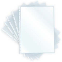 Pochette perforée, A4, PP, 0,06mm, transparent brillant