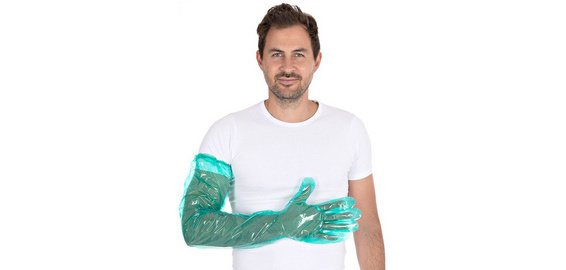 Gant LDPE SOFTLINE LONG PLUS, vert