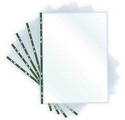 Pochette perforée, A4, PP, 0,06 mm, transparent