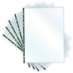 Pochette perforée, A4, PP, 0,06 mm, transparent