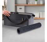 Sous-main, 70 x 36 cm, en feutre, gris foncé