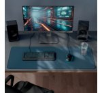 Tapis de souris de gaming, 1.000 x 400 mm, gris foncé