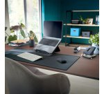 Tapis de souris de gaming, 1.000 x 400 mm, gris foncé