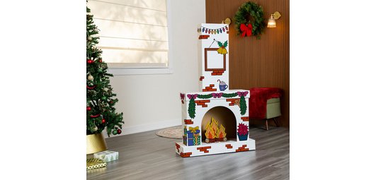Bankers Box Carton de jeu XL CHEMINÉE DE NOEL