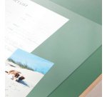 Sous-main, 700 x 360 mm, en PVC, transparent