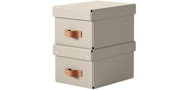 Puro storage box, cardboard, 7 L, set of 2