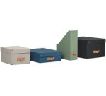 Boîte de rangement Puro, carton, 7 L, set de 2