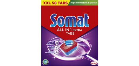 Somat Pastille lave vaisselle ALL IN 1 EXTRA, 58 pastilles