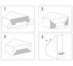 Porte-revues Puro, A4, carton, set de 2