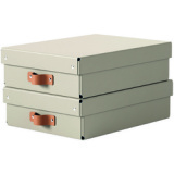 Boîte de rangement Puro, carton, 8 L, set de 2