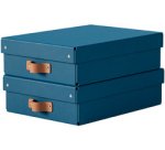 Boîte de rangement Puro, carton, 8 L, set de 2