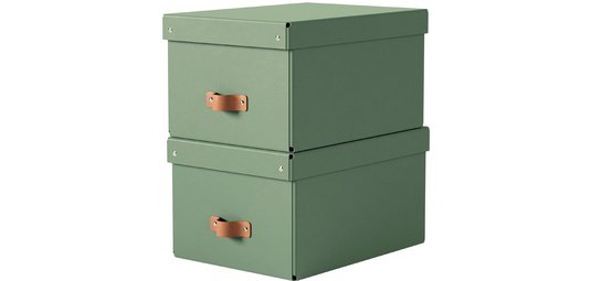 Opbergdoos Puro, karton, 17 L, set van 2