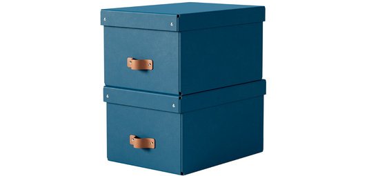 Aufbewahrungsbox Puro, Karton, 17 L, Set aus 2