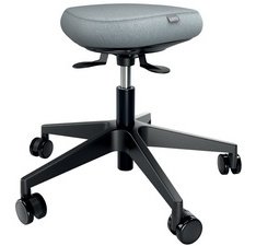 Tabouret Ergo Active, roulettes + assise équilibrée
