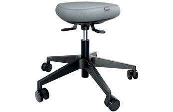 Tabouret Ergo Active, roulettes + assise équilibrée