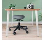 Ergo Active Stool, casters + balanced seat