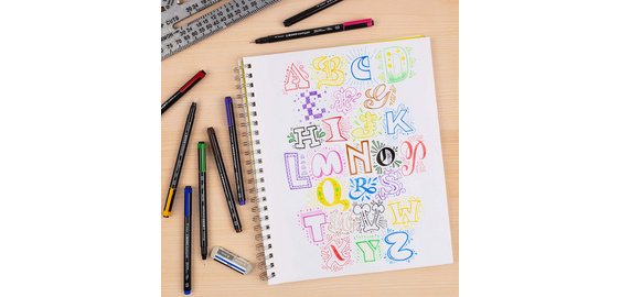 Tombow stift MONO drawing pen, set van 8