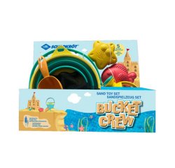 Kit de jouets de plage Bucket Crew, 5 pièces