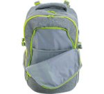 Sas à dos scolaire X-Style, gris / vert