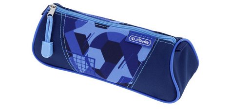 Driehoekige etui 'Blue Goal'