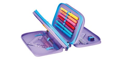 Étui scolaire TriCase 'Whisper Mane', 31 pièces