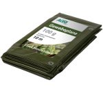 Bâche toile avec oeillets, 3 x 4 m, 100 g, vert