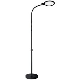 Lampadaire / Lampe de lecture LED ATRIA, noir mat