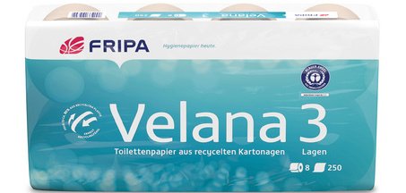 Fripa Papier toilette Velana, 3 couches, marron