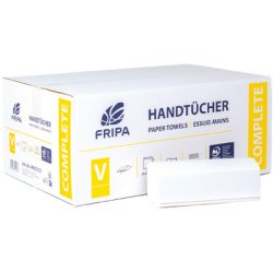 Fripa Essuie-mains COMPLETE, 250 x 230 mm, pli en V, blanc