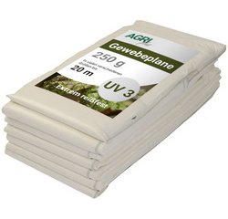 Bâche toile avec oeillets, 4 x 6 m, 250 g/m2