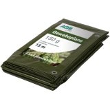 Bâche toile avec oeillets, 3 x 4 m, 150 g, vert