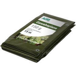 Bâche toile avec oeillets, 3 x 4 m, 150 g, vert