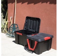 Boîte de rangement STOCK'R, 120 litres, noir