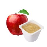 Compote de pommes, 48 portions, dans un carton